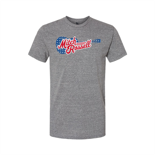Mitch Rossell, Patriotic Logo, Triblend Tee