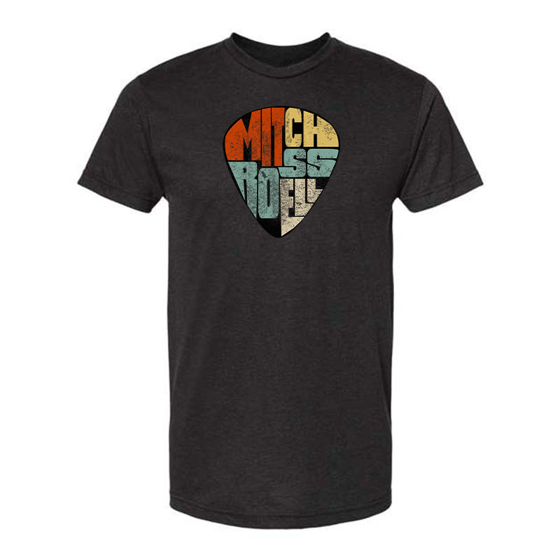 Mitch Rossell, Guitar Pick Heathered Jersey Tee